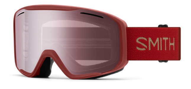 Smith Blazer Snow Goggles - Low Fit Nose Bridge Ironwood goggleIgnitor Mirror lenses