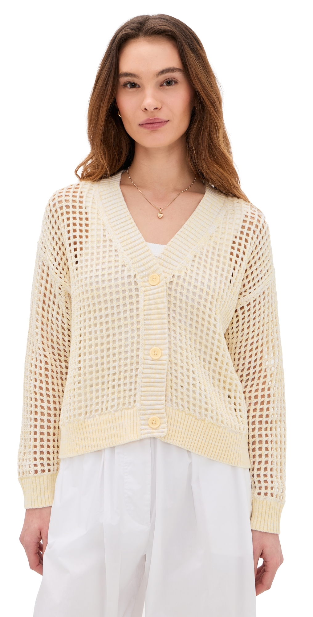 Splendid Camellia Cardigan Honeysuckle