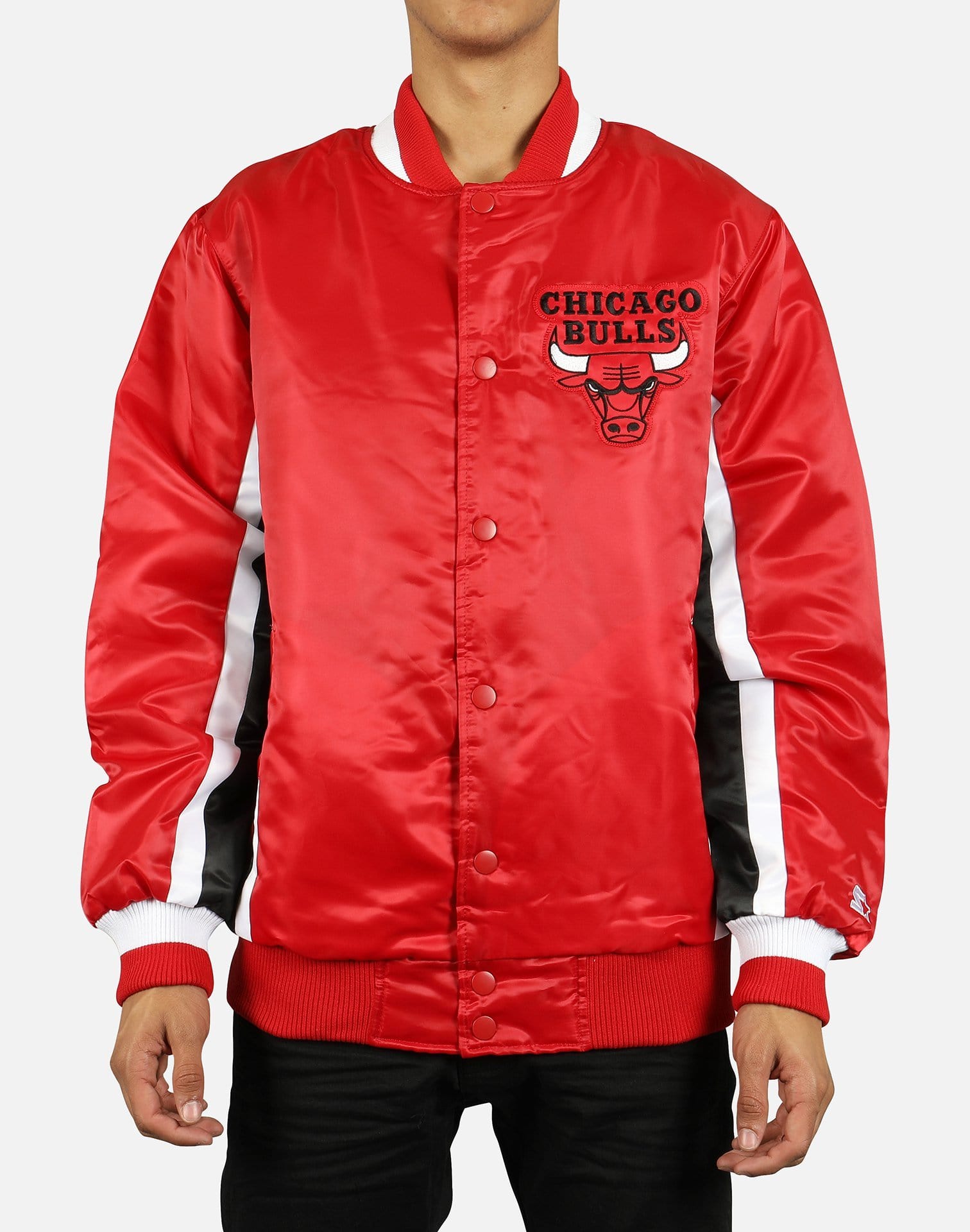 Starter NBA CHICAGO BULLS SATIN BOMBER JACKET