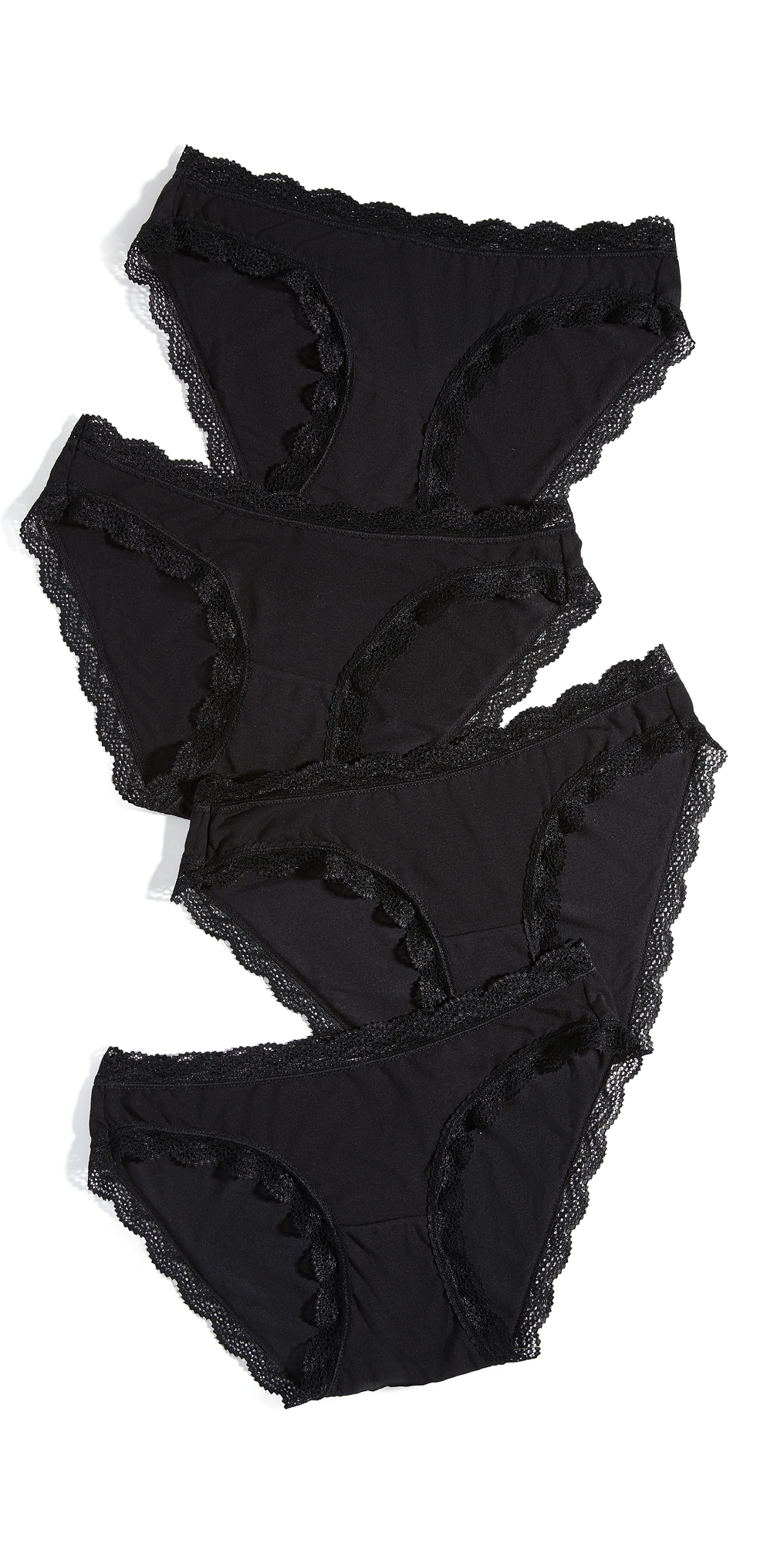 Stripe & Stare Bikini Briefs Pack BlackBlackBlackBlack