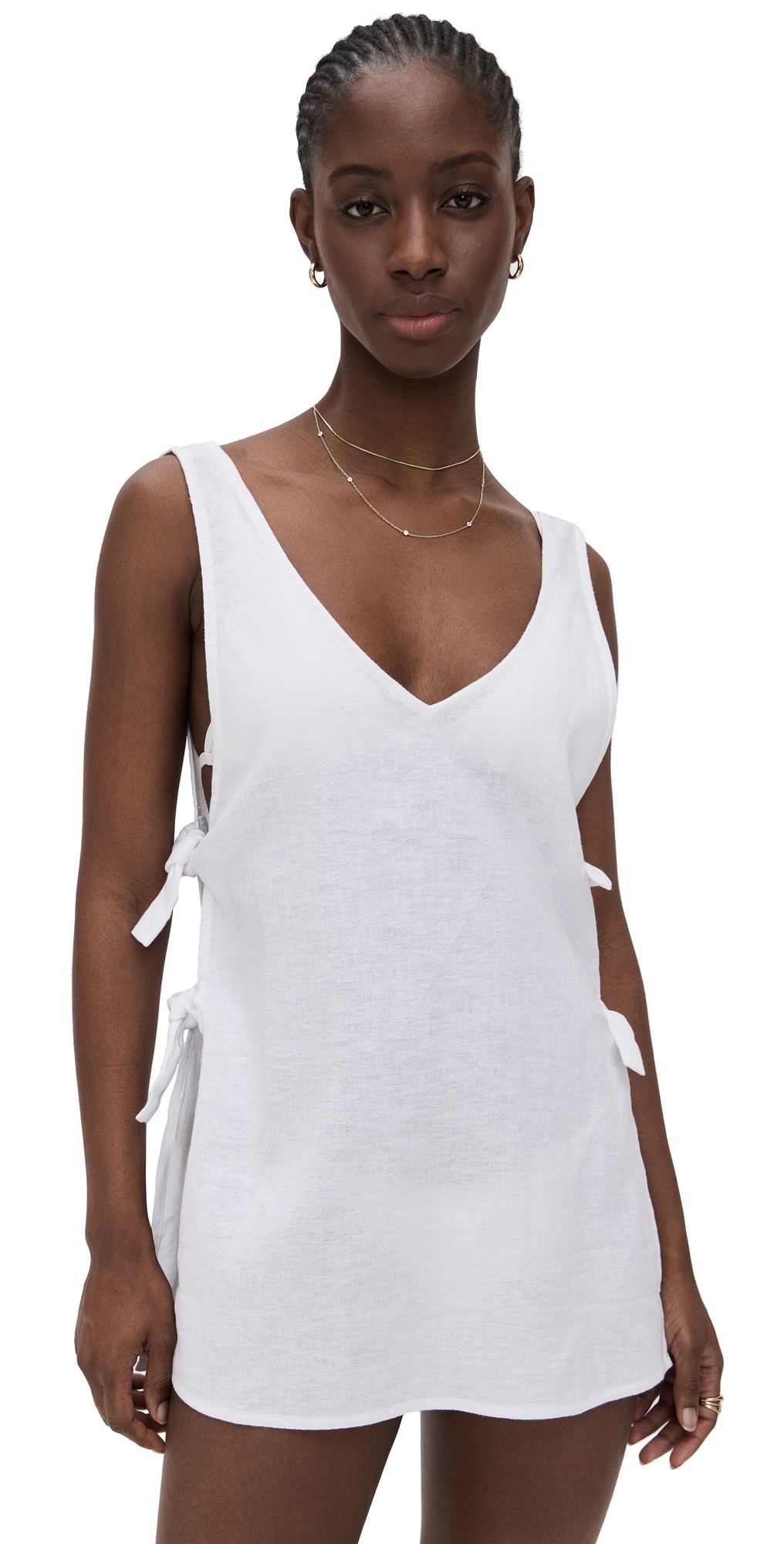 Vitamin A Riviera Mini Dress White