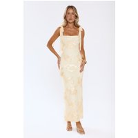 Dear Me From Me Mesh Maxi Dress Yellow