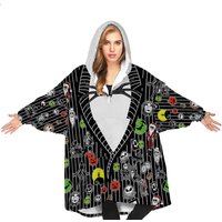 Nightmare Before Christmas Wearable Blanket Hoodie