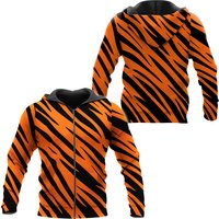 Bengal Tiger Stripes d Zip Hoodie