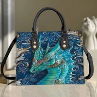 Dragon Leather Handbag,women Dragon Leather Handbag Crossbody Bag