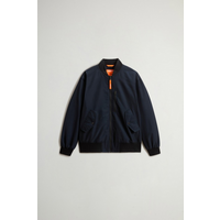 blue baby bomber jacket