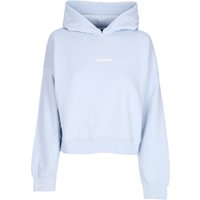 Women's Lightweight Cropped Hoodie W Ribs Crop Top Hoodie Sky