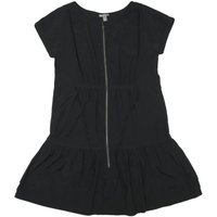 GAP Womens Black Day Polyester Blend Mini Dress Zip Front Casual