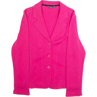 LAURA ASHLEY Womens Blazer Jacket Pink
