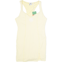 SLAZENGER Dress Overlay Womens Playsuit Yellow Skinny