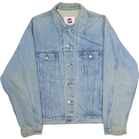 PEPSI Mens Denim Jacket Blue s