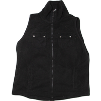 CHAPS Womens Fleece Gilet Black