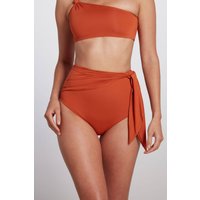 Elle High Waist Bikini Bottom with Sash