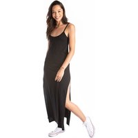 long spaghetti dress - black