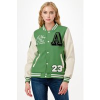Patch Varsity Bomber Jacket