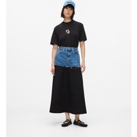 Kl Jeans - Denim Panel Maxi Skirt, Woman, Multicoloured, Size: