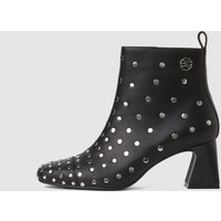 Karl Lagerfeld - Beata Studded Ankle Boots, Woman, Black, Size:
