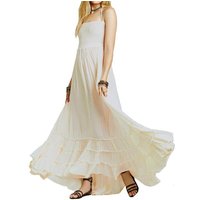Hippie Backless Halter Dress