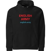 ENGLISH ARMY - Unisex Eco Raglan Hoodie