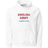ENGLISH ARMY - Unisex Eco Raglan Hoodie
