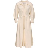 Shirt-type Pleated Dress