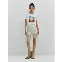 Asymmetric Mesh Dress
