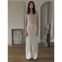 Long Sleeveless Knit Midi Dress