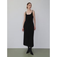 long slip dress Black