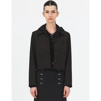 ECO SUEDE BIKER JACKET DARK BROWN