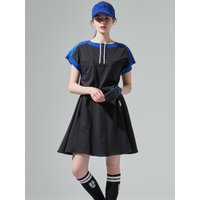 Sleeveless Jersey Golf Dress [Black]