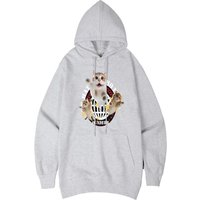 Laurel Overfit Hoodie [White Melange]