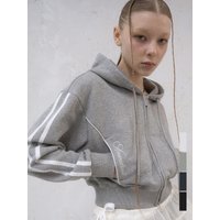 Track Hood Zip-up Hoodie [COL]