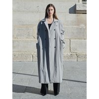 RONA OVERSIZED TRENCH COAT [GREY TAUPE]
