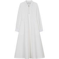 ZIP UP DRESS [WHITE]