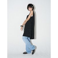 Floral Midi Dress [Black]
