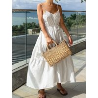 Ann Tiered Open Maxi Dress