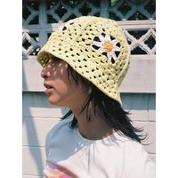 Daisy Beanie Bucket Hat [GREEN]
