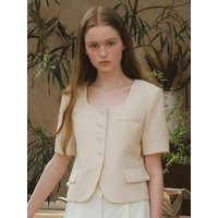 G Willow Half Sleeve Blazer [Natural]