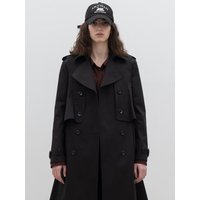 Detachable detailed trench coat