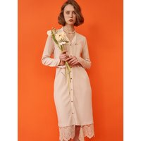 Flower Lace Dress Cardigan_ Colors