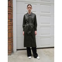 Leather Belted Shirt Dress _ Colors