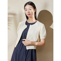 Half Sleeve Sweater Cardigan