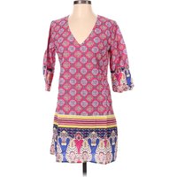 Old Navy Casual Dress: Pink Paisley Pattern Dresses - Used
