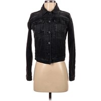 Fidelity Denim Denim Jacket: Black Jackets & Outerwear - Size X