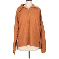 Sage Collective Zip Up Hoodie: Brown Tops