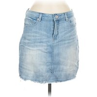Indigo Rein Denim Skirt: Blue Bottoms - Size