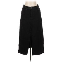 LOVEGEN Denim Skirt: Black Bottoms - Size
