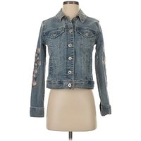 Style&Co Denim Jacket: Blue Jackets & Outerwear - Size P Petite