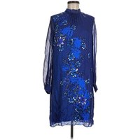Elie Tahari Cocktail Dress: Blue Dresses - Used
