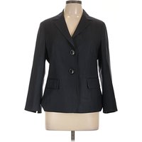 Lafayette New York Wool Blazer Jacket: Black Jackets & Outerwear - Size